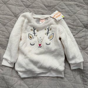 Girls reindeer sweater